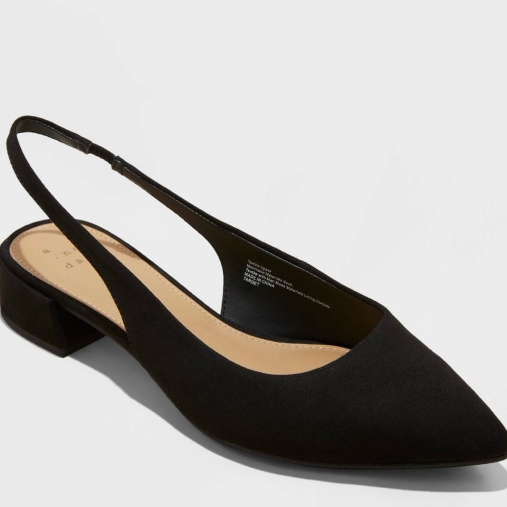 Black Flats from Target- Never Worn Size 8.5
